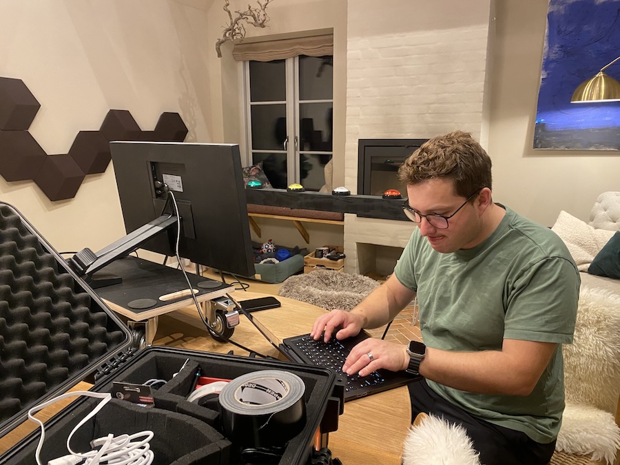 Final preparations and testing before the conference