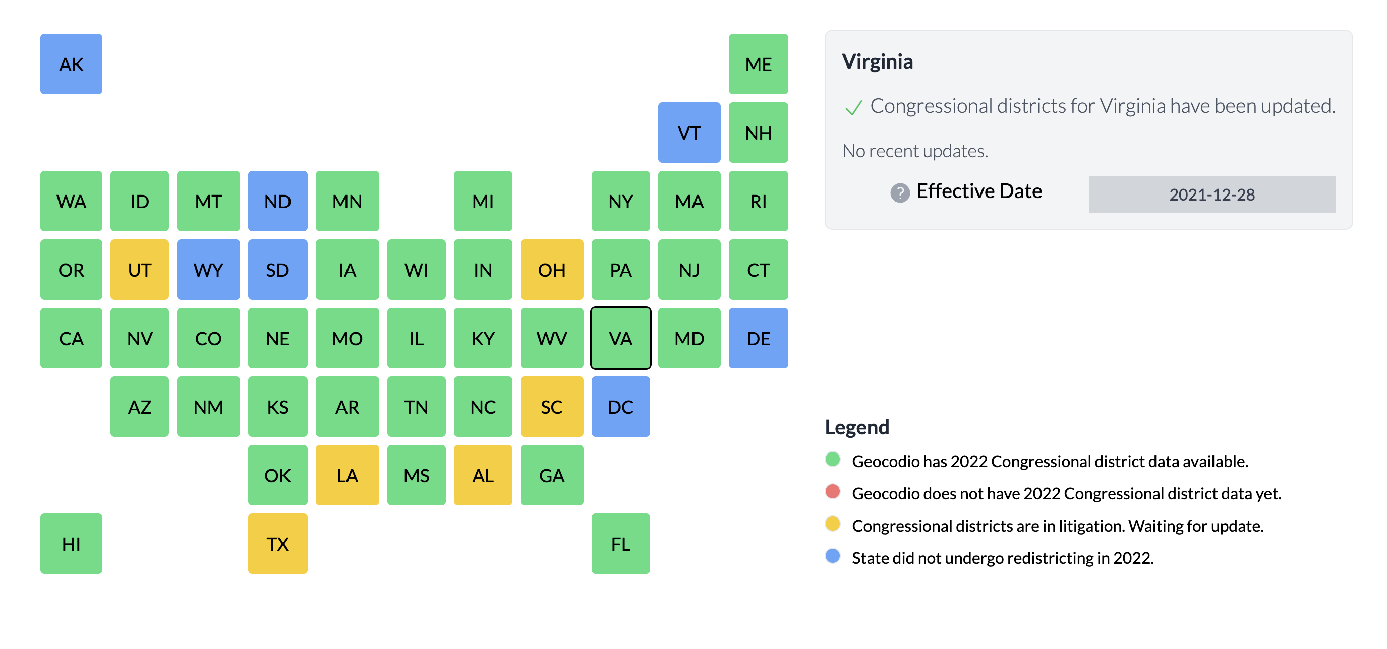 Our original redistricting tracker