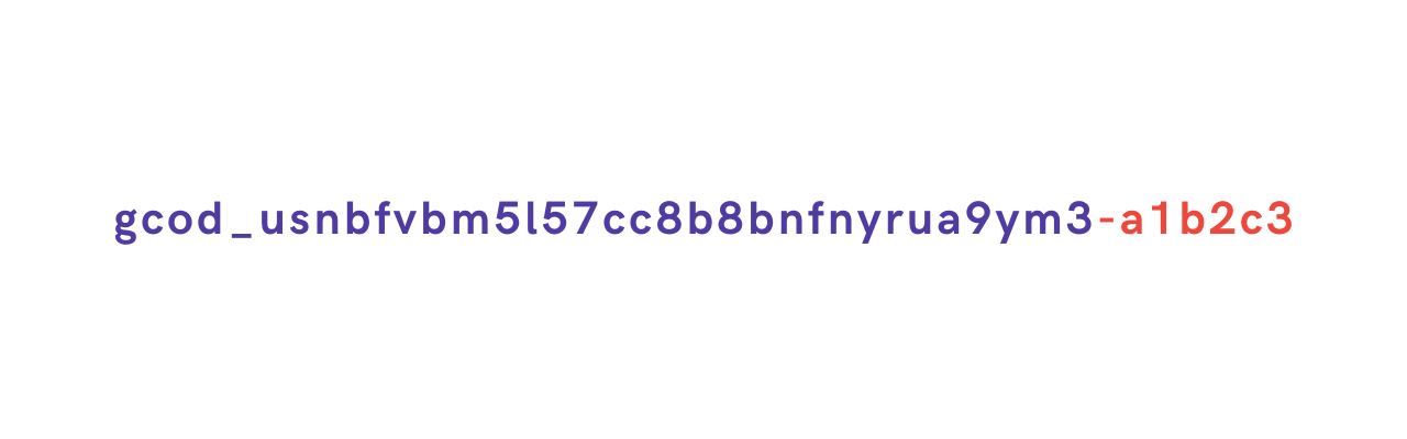 Extended stable address key