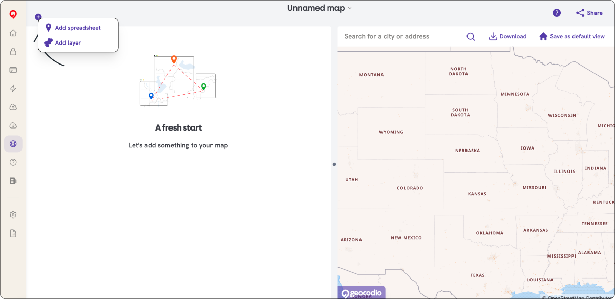 Add Spreadsheet Button